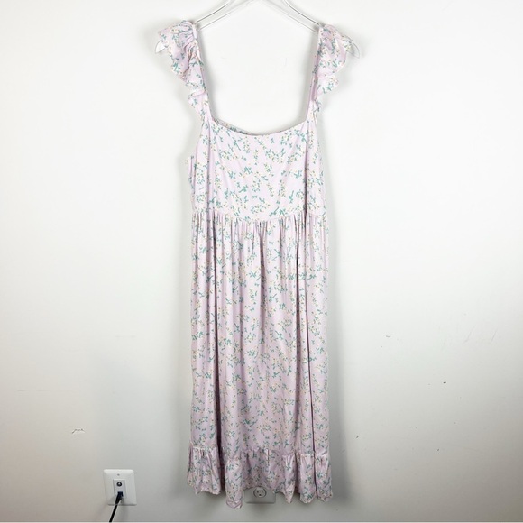 NEW Sokie Collective size S Summer Flutter Dress in lavender floral - Picture 3 of 10